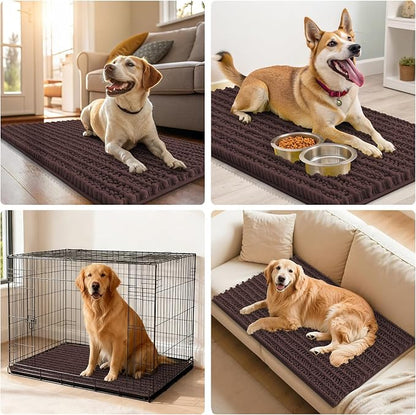 Smiry Dog Door Mat for Muddy Paws 71x46, Absorbent Dirt Trapper, Non-Slip - Image 7