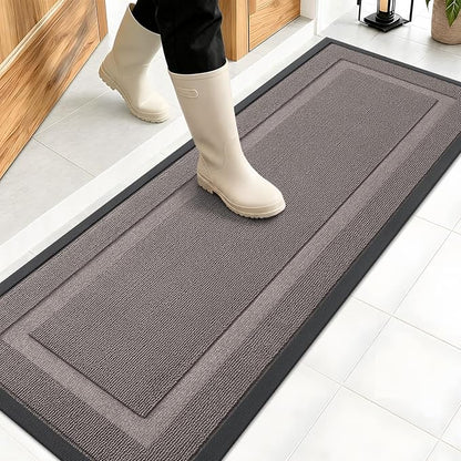 OLANLY Front Door Mat Indoor Outdoor Entrance, Waterproof All-Season, by OLANLY