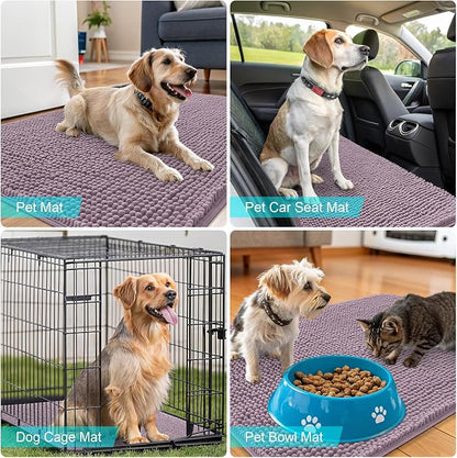 OLANLY Dog Door Mat for Muddy Paws 54x24, Absorbs Moisture and Dirt, Absorbent - Image 7