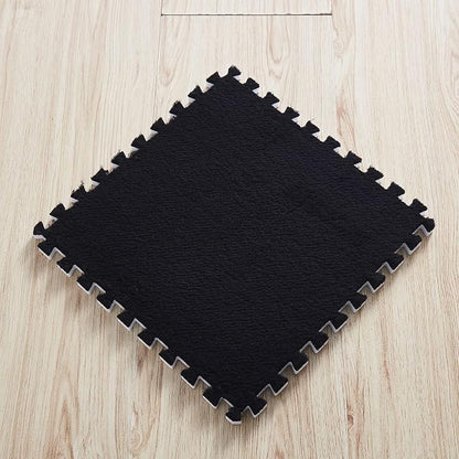 Smabee Interlocking Carpet Shaggy Soft EVA Foam Mats Fluffy Area Rugs - Image 3