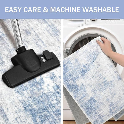 IOHOUZE Abstract Area Rug 4x5 Ft Washable Rugs - Image 3