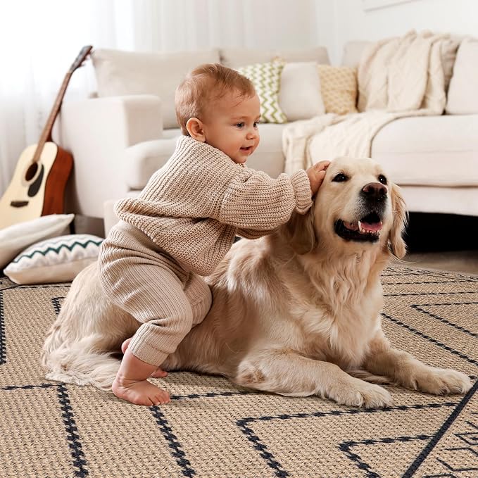 Tangsoo Easy Jute Rug 2.6x8 Washable Runner Rug - Image 7