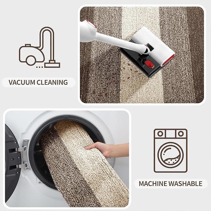Kitinjoy Indoor Outdoor Door Mat, 70x35 Non-Slip Absorbent Dirt Trapper - Image 5