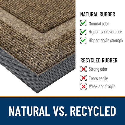 OLANLY Front Door Mat Indoor Outdoor Entrance, Waterproof All-Season, - Image 4