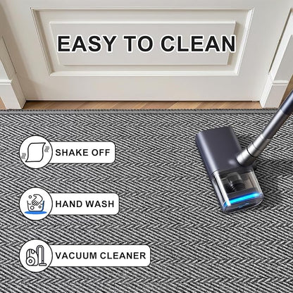 Ultra Thin Door Mat Indoor Entrance 24"x36", Low-Profile Indoor Door Mat - Image 7