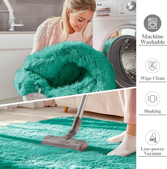 OLANLY 9x12 Machine Washable Large Area Rugs - Image 2