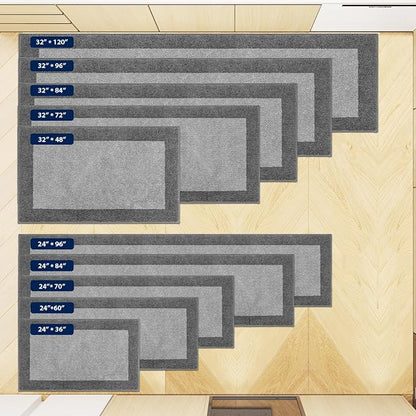 Machine Washable Kitchen Rug 24" x 70", Non Slip Kitchen Mat - Image 5