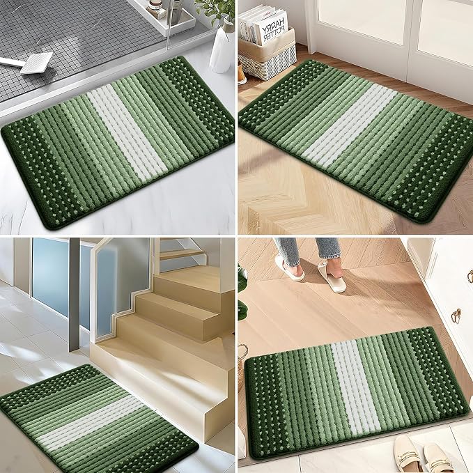 Kitinjoy Indoor Outdoor Door Mat, 59x24 Non-Slip Absorbent Dirt Trapper - Image 6