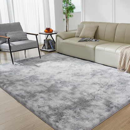 Ultra Soft Rug for Living Room, 3X5 Fluffy Shag Area Rug for Bedroom, Modern by Fairblink