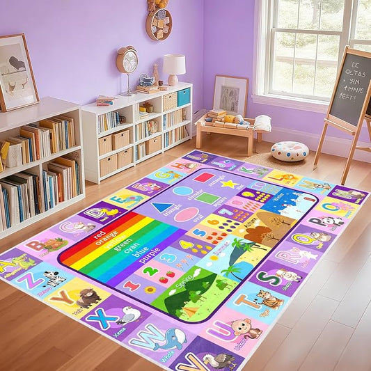 ABC Rug, 4.5 x 6 Feet by OGPJKEQR