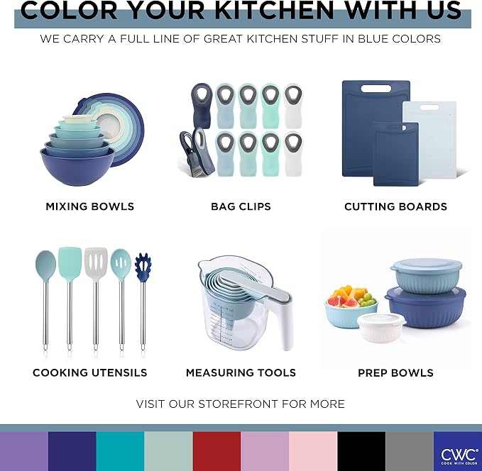 COOK WITH COLOR Mixing Bowls with Lids - Image 8