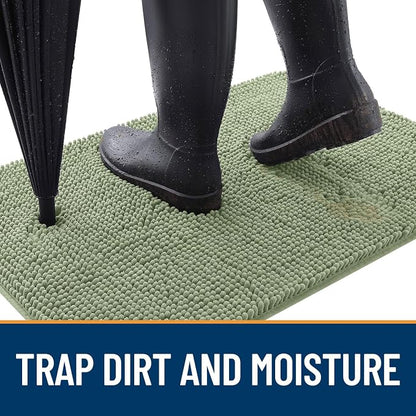 OLANLY Dog Door Mat for Muddy Paws 32x20, Absorbs Moisture and Dirt, Absorbent - Image 2