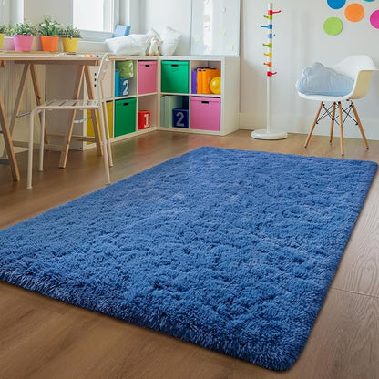 Andecor Soft Fluffy Bedroom Rugs Indoor Shaggy Plush Area Rug - Image 2