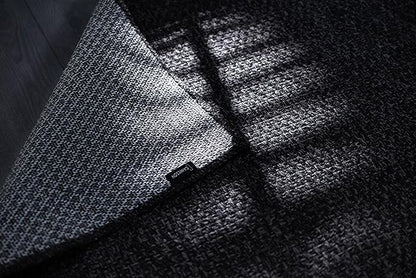 CAMILSON Easy Jute Rug 6x9, Indoor Outdoor Dark Gray Black Farmhouse Area Rugs - Image 4