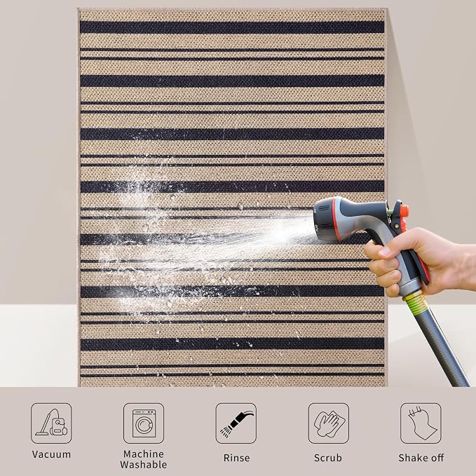 Tangsoo Modern Easy Jute Rug 2x4 Rug - Image 4