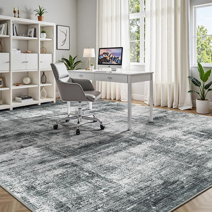 Lofus 9x12 Area Rug for Living Room, Neutral Modern Washable Carpet for Bedroom - Image 3