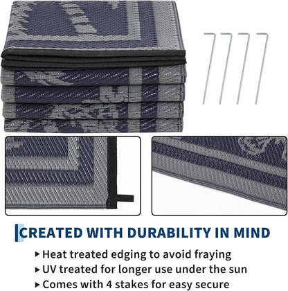 Garvee Outdoor Rug 9x12 Waterproof - Image 4