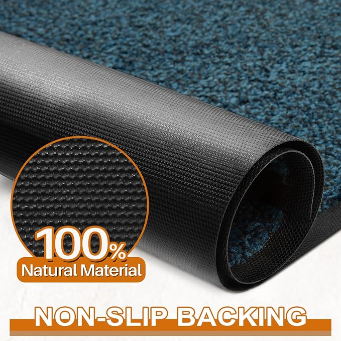 Mibao Super Absorbent Front Door Mat, Non-Slip Washable Indoor Doormats - Image 5