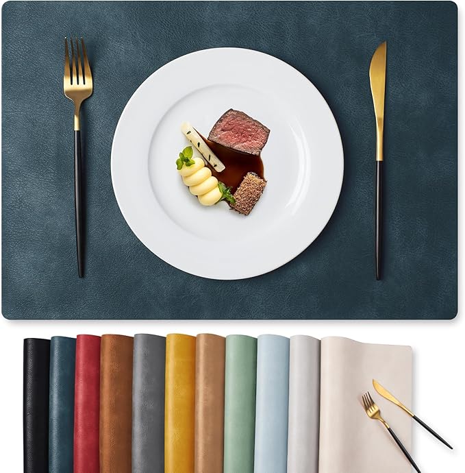 MOSAYT Vinyl Placemats Set of 4-12 X 17 Inch by MOSAYT