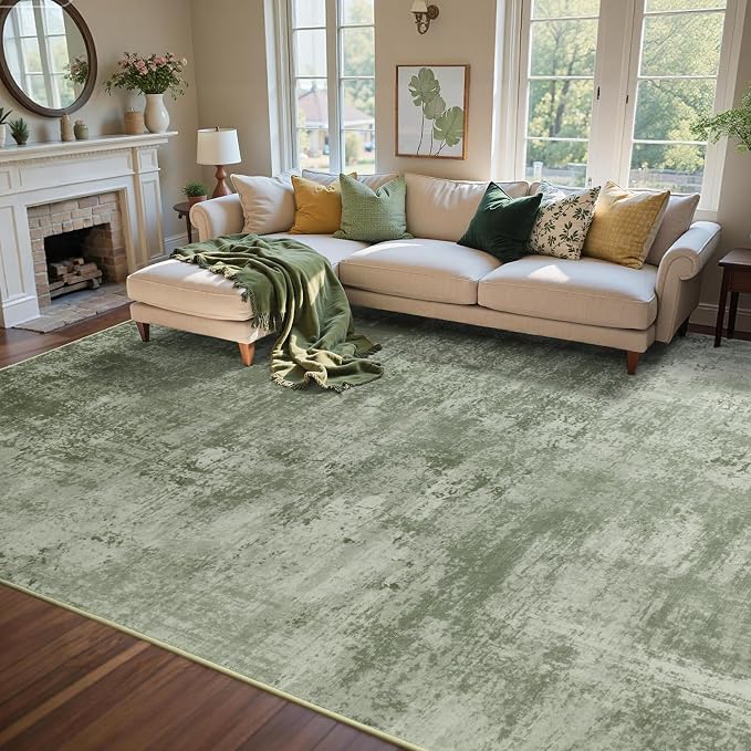 4x6 Ft Area Rugs for Living Room, Soft Non-Slip Washable Rugs Modern Abstract - Image 3