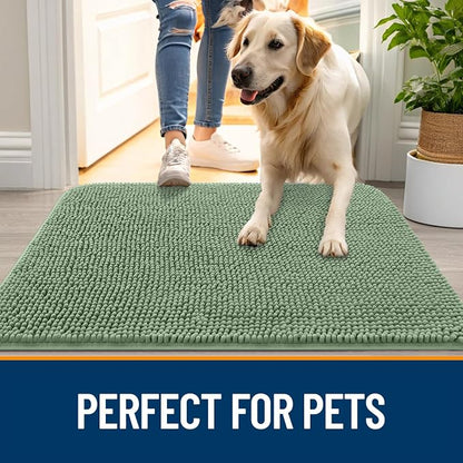 OLANLY Dog Door Mat for Muddy Paws 30x17, Absorbs Moisture and Dirt, Absorbent - Image 6