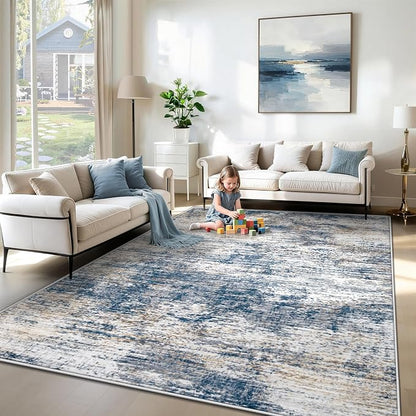 XLUEZ 6x9 Area Rugs for Living Room, Washable Modern Abstract Large Area Rug by XLUEZ