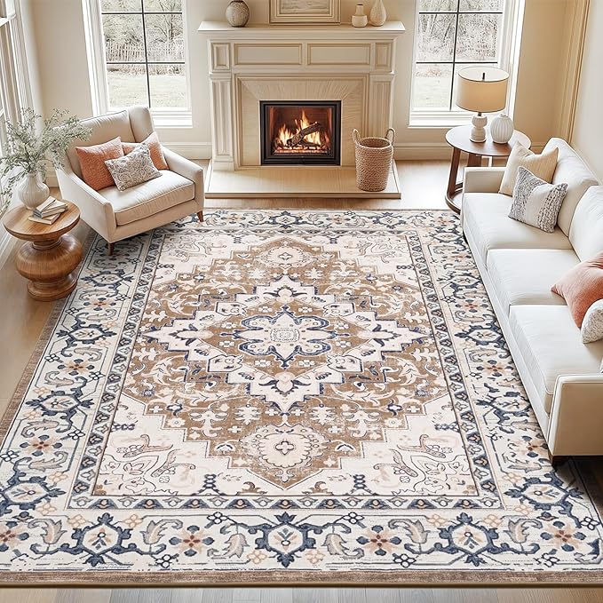 Lofus 8x10 Area Rugs for Living Room, Washable Area Rug, Rugs for Bedroom by Lofus