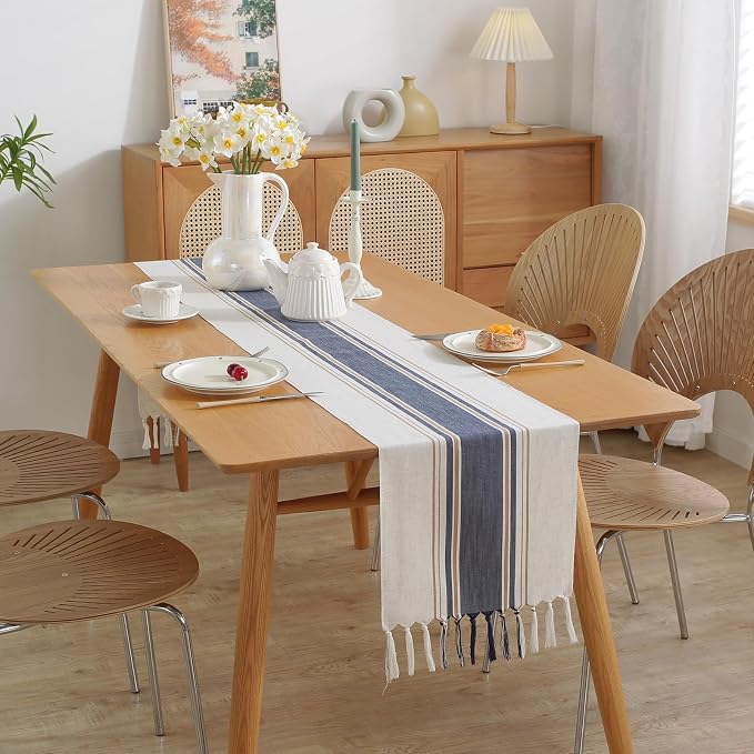 Blue Table Runner 48 Inches Long - Image 7