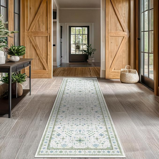 Hazo Haus Oushak Runner 2x10 Hallway Rug by HazoHaus
