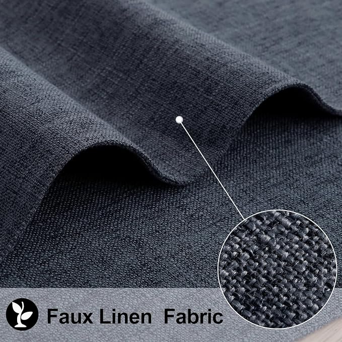 Faux Cotton Linen Placemats Set of 4, Cloth Washable Farmhouse Dining Table Mats - Image 2