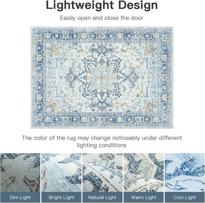 Lofus 5x7 Area Rugs for Living Room, Machine Washable Non-Slip Area Rug - Image 6