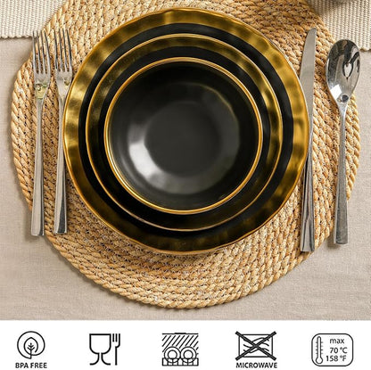 vicrays Ceramic Salad Bowls Set - Image 3