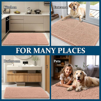 OLANLY Dog Door Mat for Muddy Paws 54x32, Absorbs Moisture and Dirt, Absorbent - Image 8