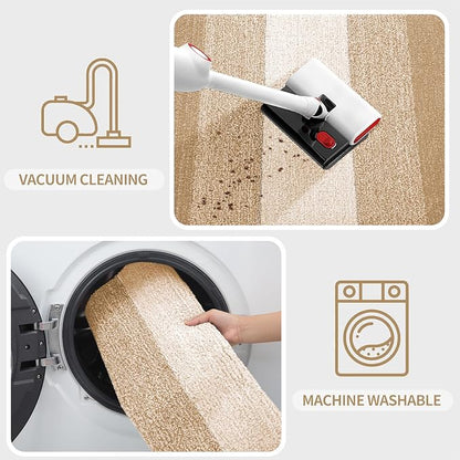 Kitinjoy Indoor Outdoor Door Mat, 54x24 Non-Slip Absorbent Dirt Trapper - Image 5