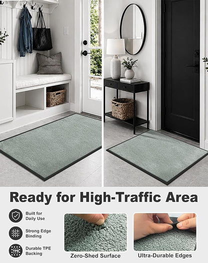 Mibao Super Absorbent Front Door Mat, Non-Slip Washable Indoor Doormats - Image 6