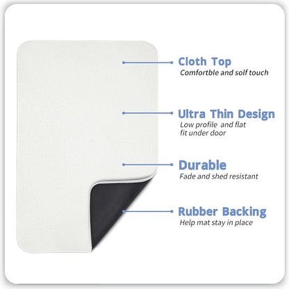Bosap Bath Mat, Ultra Thin Bathroom Rugs, Rubber Bath Mats - Image 2