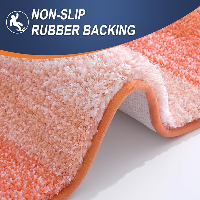OLANLY Bathroom Runner Rugs Mat 59x24, Extra Soft Absorbent Microfiber Bath Rugs - Image 5