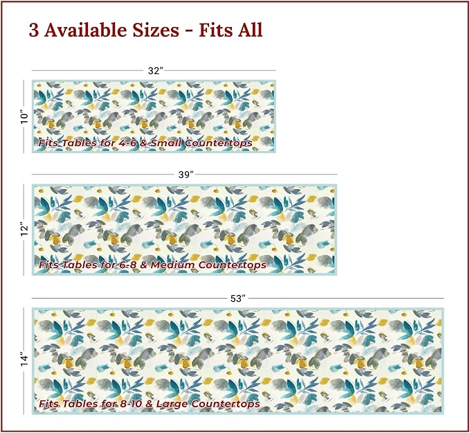 Heat Resistant Table Runner, 39 x 12 Inch - Image 4