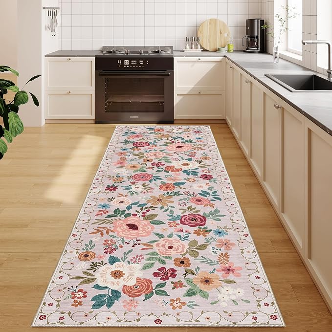 DUKINO 2x6 Runner Rug for Hallway, Washable Kitchen Runner Rug - Image 7