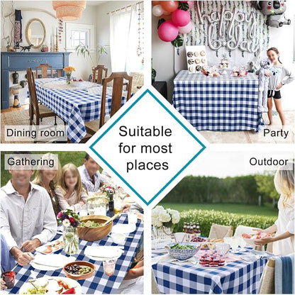 Checkered Square Tablecloth - Image 4
