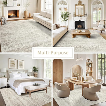 Srugn Washable Rugs 10x14 Area Rugs - Image 5