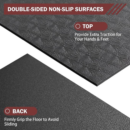 Stepwaver Extra Large Exercise Mat, Shoe-Friendly, Ultra Durable, Thick Large - Image 6