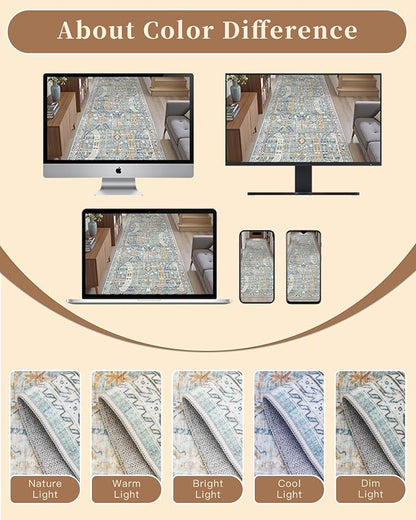 Madane Washable Runner Rug - Image 9