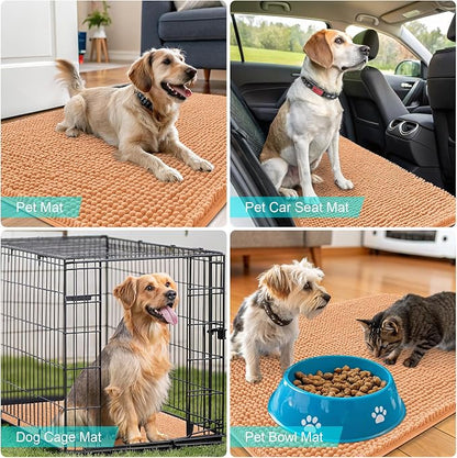 OLANLY Dog Door Mat for Muddy Paws 47x24, Absorbs Moisture and Dirt, Absorbent - Image 7