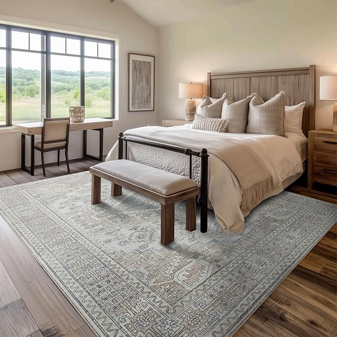 Machine Washable Rugs 6x9 Area Rugs - Image 7