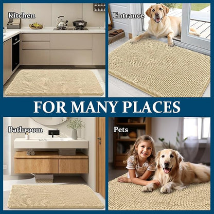 OLANLY Dog Door Mat for Muddy Paws 70x24, Absorbs Moisture and Dirt, Absorbent - Image 8