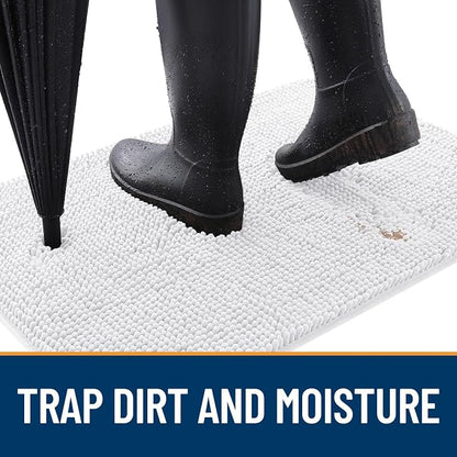 OLANLY Dog Door Mat for Muddy Paws 59x32, Absorbs Moisture and Dirt, Absorbent - Image 2