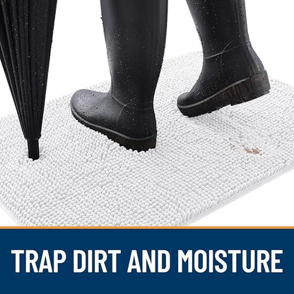 OLANLY Dog Door Mat for Muddy Paws 30x17, Absorbs Moisture and Dirt, Absorbent - Image 2