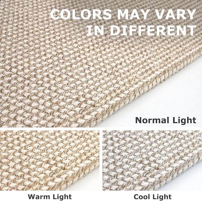 IOHOUZE Washable Area Rug 3x5 Non Slip Rubber Backed Woven Rugs - Image 5