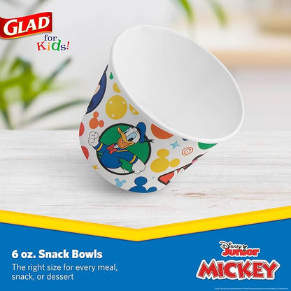 Glad Disney Mickey and Friends Disposable Snack Bowls, 6 Oz, soak-proof - Image 2